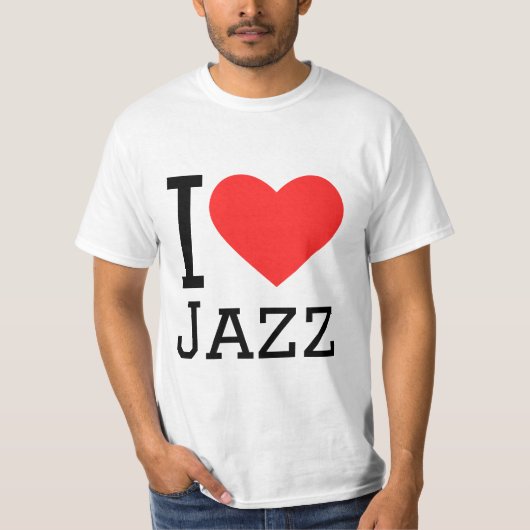 Ik hou van jazz t-shirt (Voorkant)