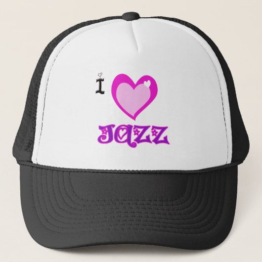 Ik hou van Jazz Trucker Pet (Voorkant)