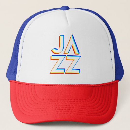 Ik hou van jazz trucker pet (Voorkant)