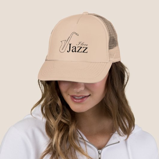 Ik hou van jazz trucker pet (In situ)