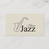 Ik hou van jazz visitekaartje (Achterkant)