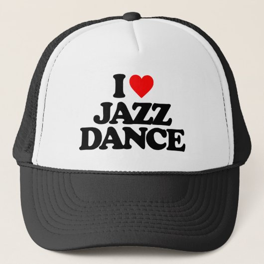 IK HOU VAN JAZZDANS TRUCKER PET (Voorkant)