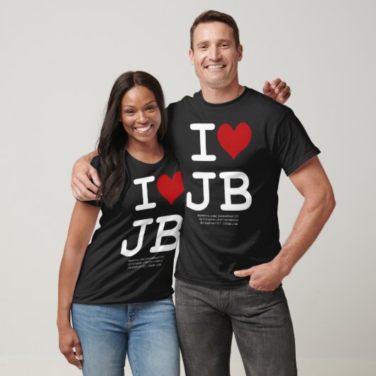 Ik hou van JB (blk) T-Shirt (Unisex)