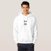 Ik hou van JB Hoodie (Voorkant volledig)