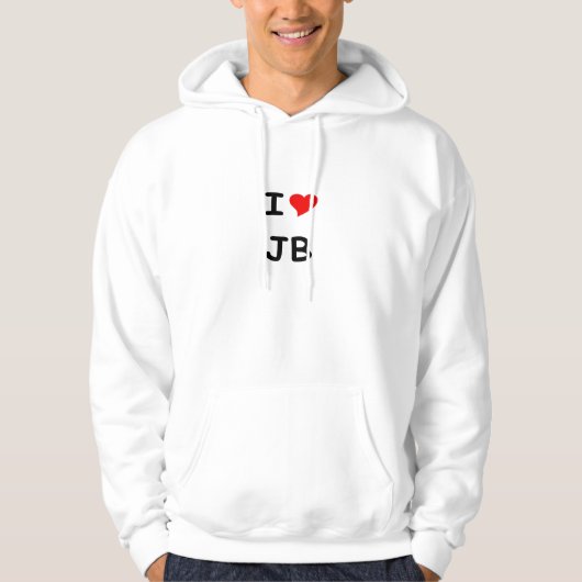 Ik hou van JB Hoodie (Voorkant)
