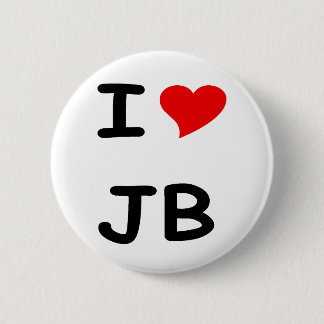 Ik hou van JB Ronde Button 5,7 Cm