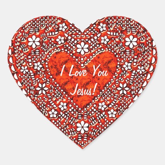 Ik hou van je 1A Stickers opties (Voorkant)