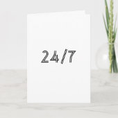 Ik hou van je 24/7 kaart (Voorkant)