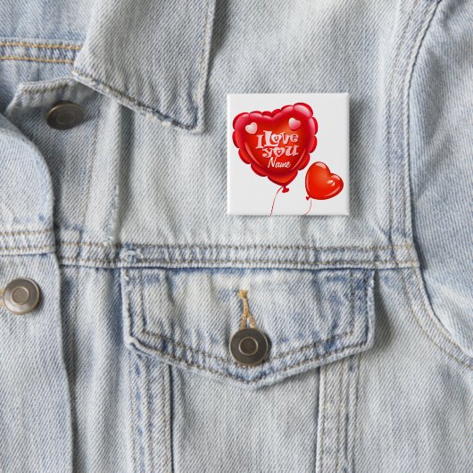 Ik hou van je 2 Button (In situ)