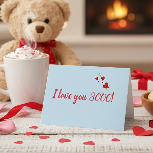 Ik hou van je 3000 Valentijnsdag Kaart