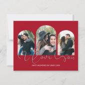 Ik hou van je | 3 Valentijnsdag voor het verzamele Feestdagenkaart (Voorkant)