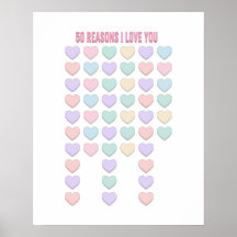 Ik hou van je - 50ste verjaardag cadeaus - 50ste V