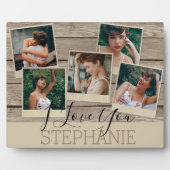 Ik hou van je | 5 Foto | Fotoplaat (Voorkant)