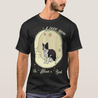 Ik hou van je aan de Maan en de Achtergrens. T-shirt