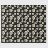 Ik hou van je aan de maan en de achterste realisti cadeaupapier (Vlak)