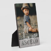 Ik hou van je aangepaste foto Abuelo Fotoplaat (Zijkant)