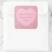 "Ik hou van je" aangepaste stickers (Tas)