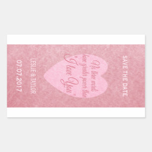 "Ik hou van je" aangepaste stickers