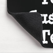 Ik hou van je aangepaste teksthart T-shirt Muismat (Hoek)