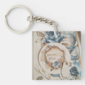 Ik hou van je aanpasbare naam sleutelhanger (Voorkant)