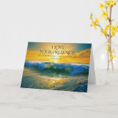 Ik hou van je aanwezigheid, psalm 16:11 Eigen Ocea Kaart (Gele Bloem)