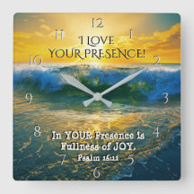 Ik hou van je aanwezigheid, psalm 16:11 Ocean Suns