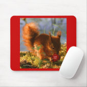 Ik hou van je aardbei muismat (Met muis)