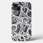 Ik hou van je Abstracte kunstontwerp Case-Mate iPhone Case (Achterkant)