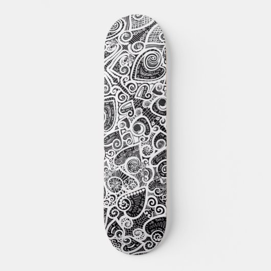 Ik hou van je Abstracte kunstontwerp Persoonlijk Skateboard (Voorkant)