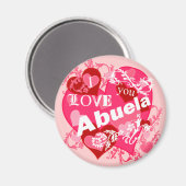 Ik hou van je Abuela Magneet (Voorkant / Achterkant)