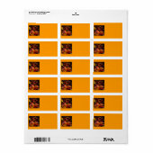 Ik hou van je adreslabel etiket (Full Sheet)