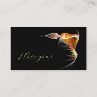 Ik hou van je afsprakenkaartje