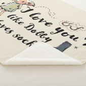 Ik hou van je als Dobby-liefhebbers Sherpa Deken (3/4)