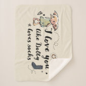 Ik hou van je als Dobby-liefhebbers Sherpa Deken (Voorkant)