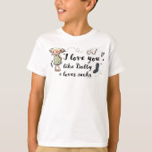 Ik hou van je als Dobby-liefhebbers T-shirt (Voorkant)