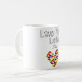 Ik hou van je als een mok. koffiemok (Voorkant links)