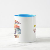 Ik hou van je als een zonsondergang kleur accenten mok (Midden)