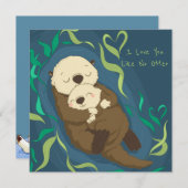 Ik hou van je als geen ander feestdagenkaart (Voorkant / Achterkant)