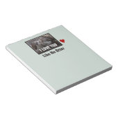 Ik hou van je als geen otter Cute Photo Notitieblok (Schuin)