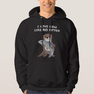 Ik hou van je als geen otter hoodie