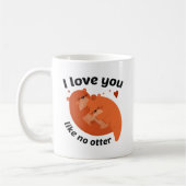 Ik hou van je als geen otter koffiemok (Links)