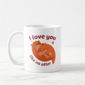 Ik hou van je als geen otter koffiemok (Links)