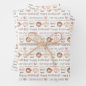 Ik hou van je als laatste papierbladen inpakpapier vel (In situ)