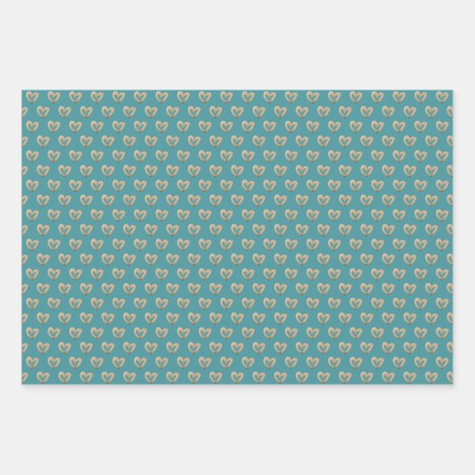 Ik hou van je als laatste papierbladen inpakpapier vel (Voorkant 3)