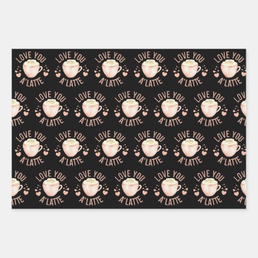 Ik hou van je als laatste papierbladen inpakpapier vel (Voorkant 3)