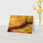 IK HOU VAN JE ALS VAN EEN LATKE HANUKKA Kaarten (Gele Bloem)