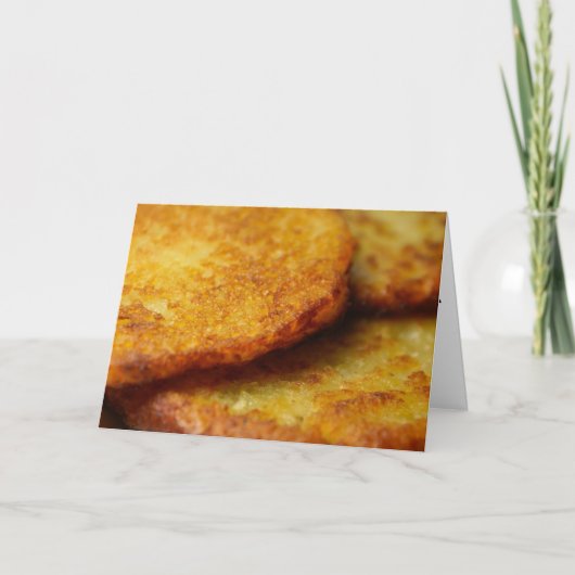IK HOU VAN JE ALS VAN EEN LATKE HANUKKA Kaarten (Voorkant)