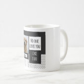 Ik hou van je alsof ik een aangepaste Mok doe (Voorkant rechts)