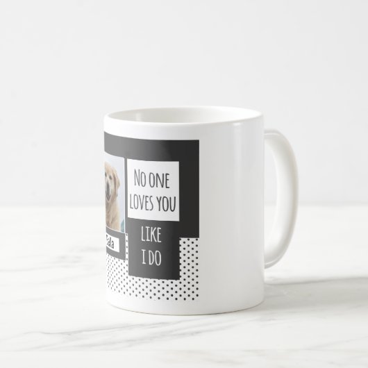 Ik hou van je alsof ik een aangepaste Mok doe (Voorkant rechts)