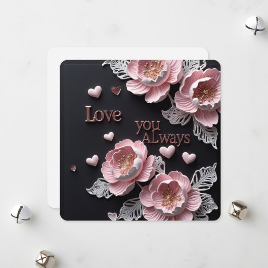 Ik hou van je altijd kaarten (Voorkant / Achterkant in situ)